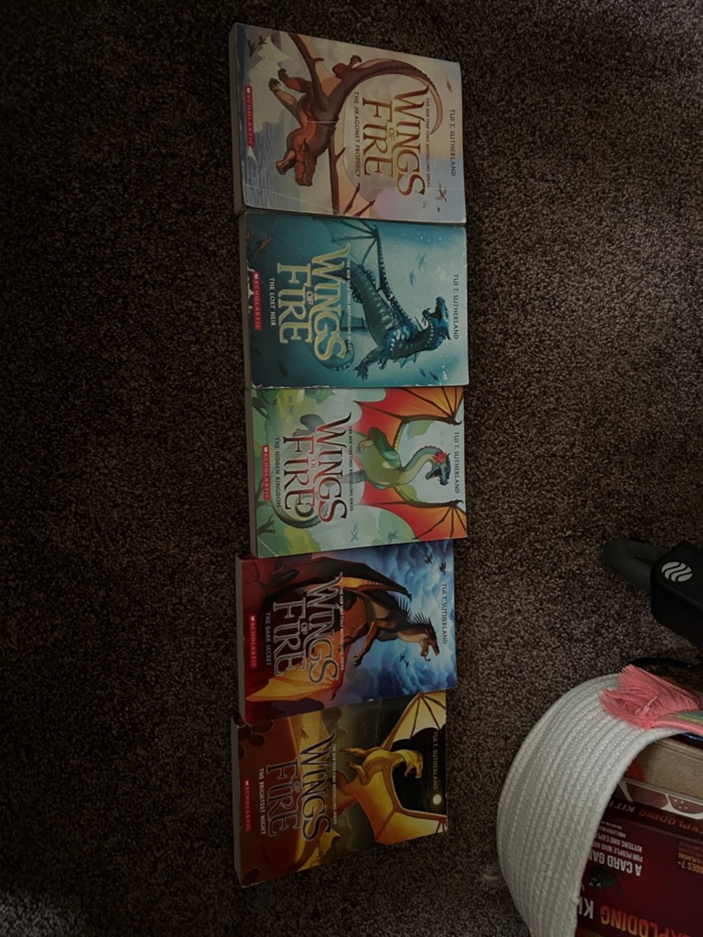 Wings of Fire books 1-5